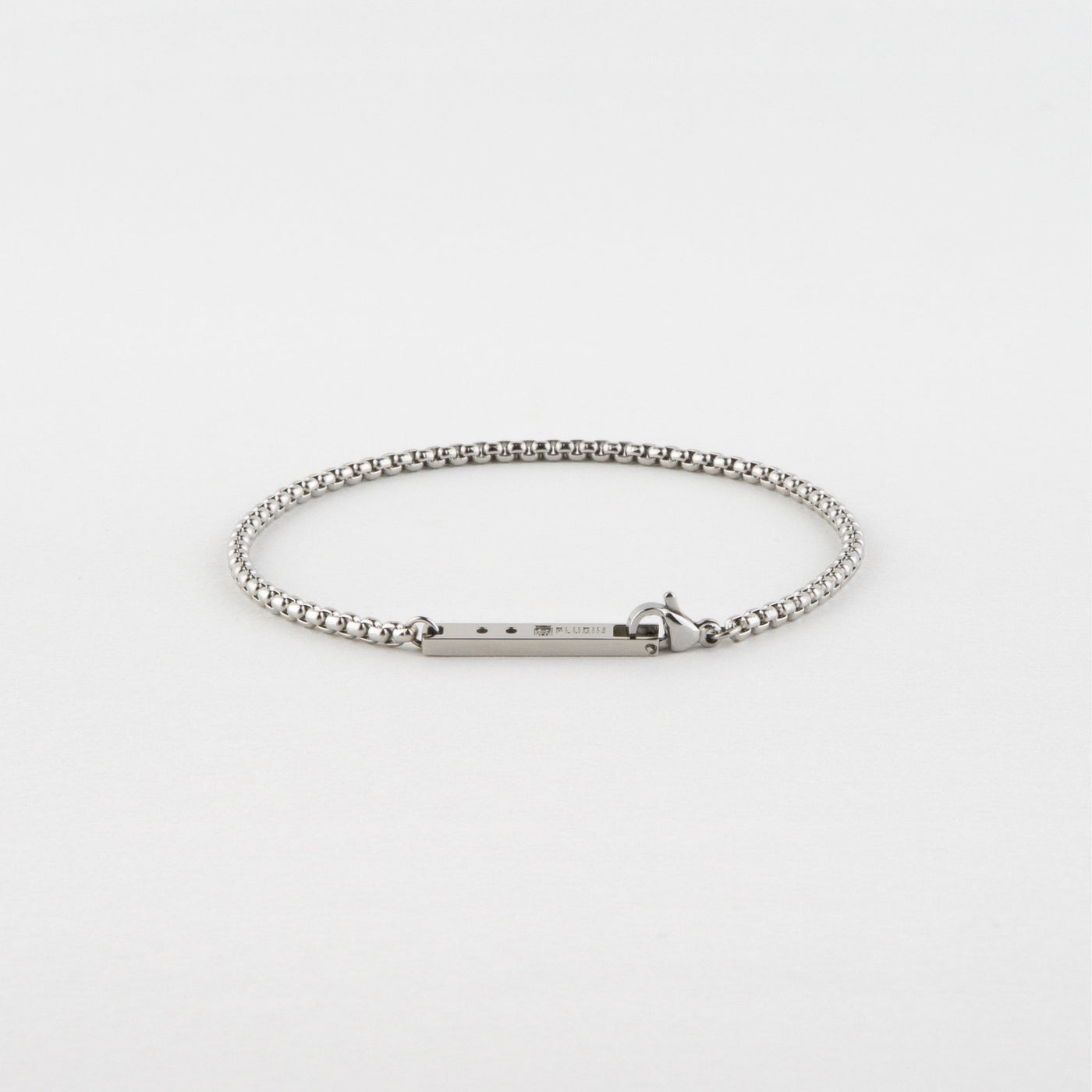 PUNCHING PLUS ステンレス キュービックジルコニア チェーン ブレスレット PIB7981