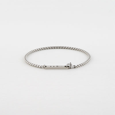 PUNCHING PLUS ステンレス キュービックジルコニア チェーン ブレスレット PIB7981