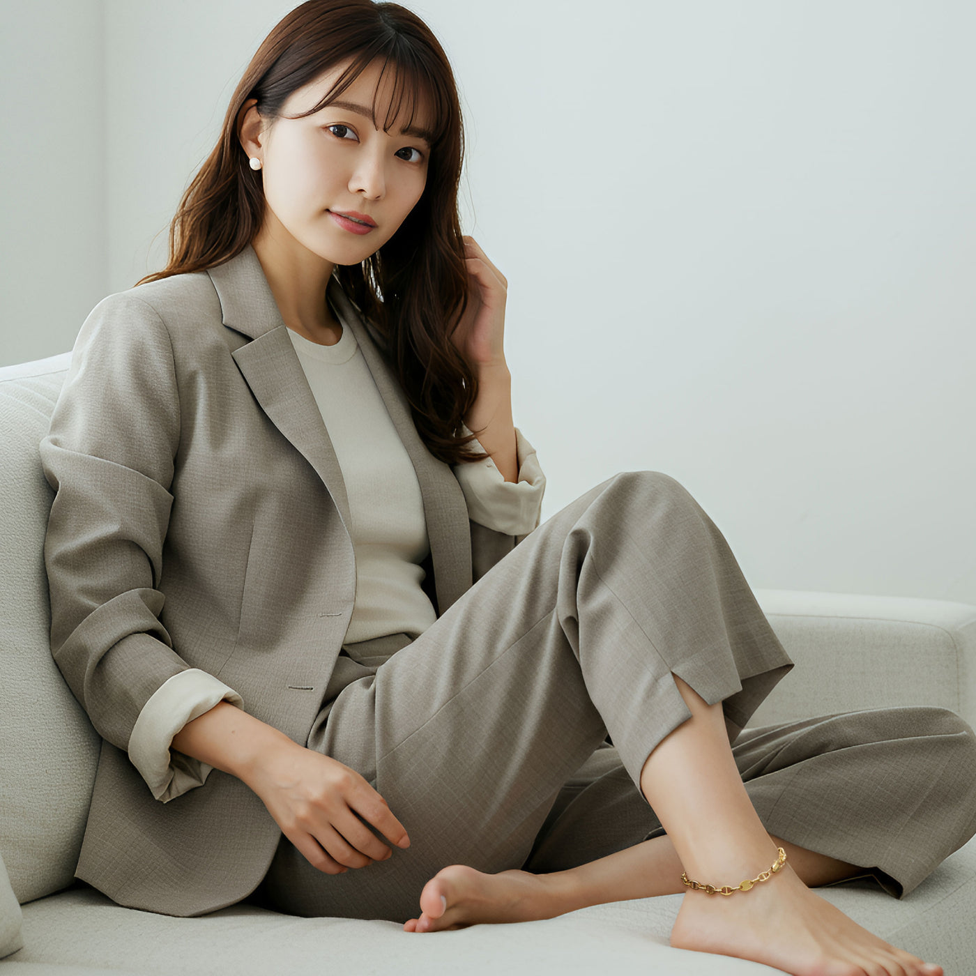 Alavel 選べる アンカーチェーンアンクレット 一本単品販売 PLEO APA0610