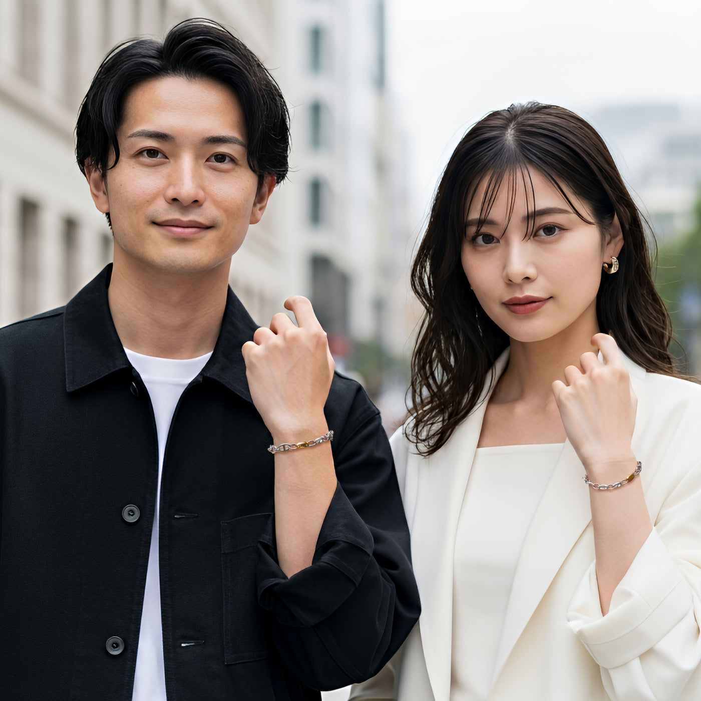 Alavel 選べる アンカーチェーンブレスレット 二本セット販売 PLEO APA0610