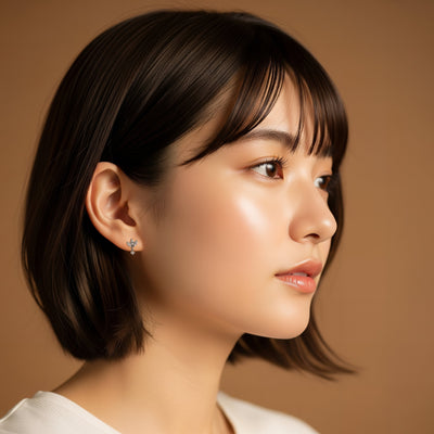 [送料無料] putisia キュービックジルコニア ペタルドロップ ピアス PUPS142