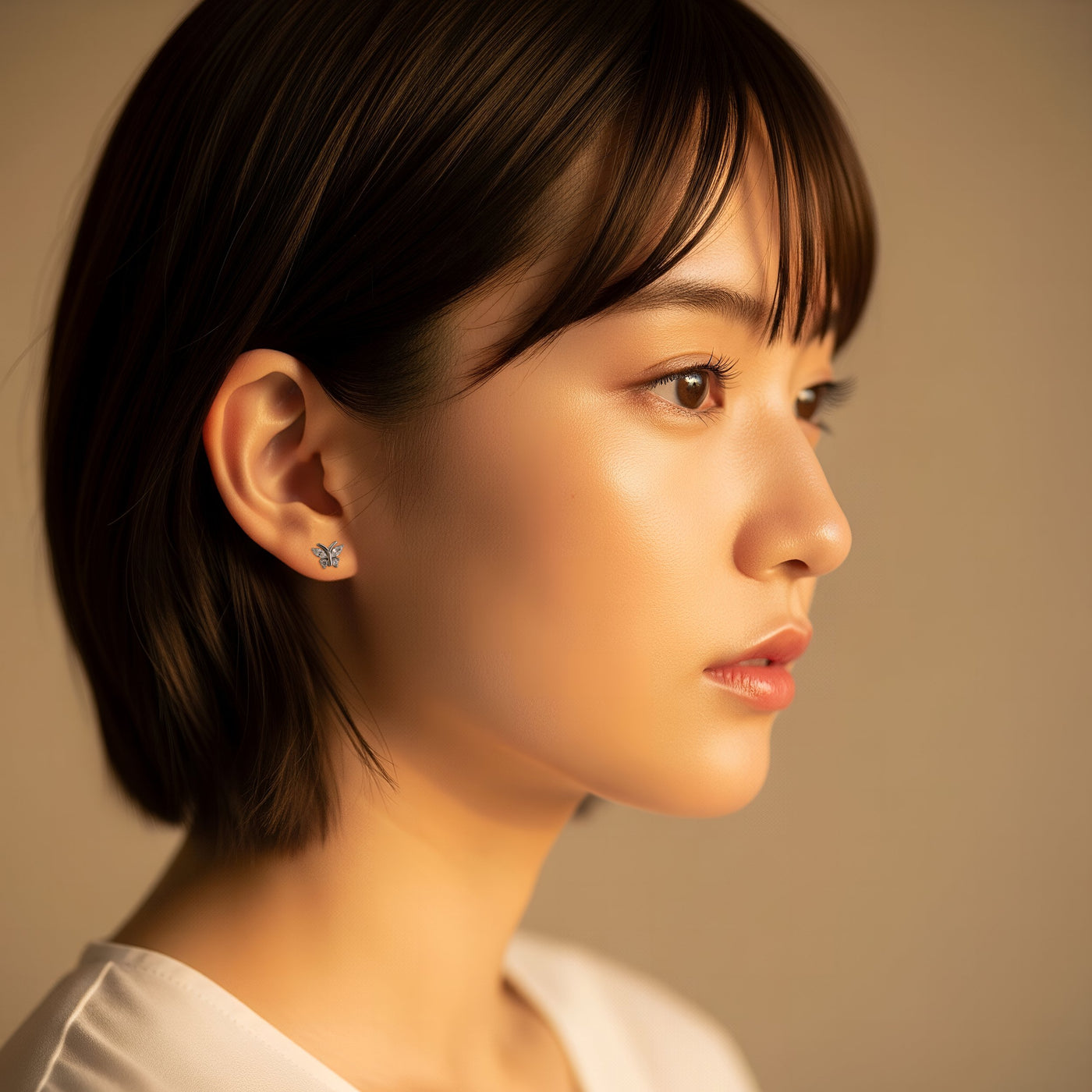 [送料無料] putisia キュービックジルコニア パピヨン ピアス PUPS143