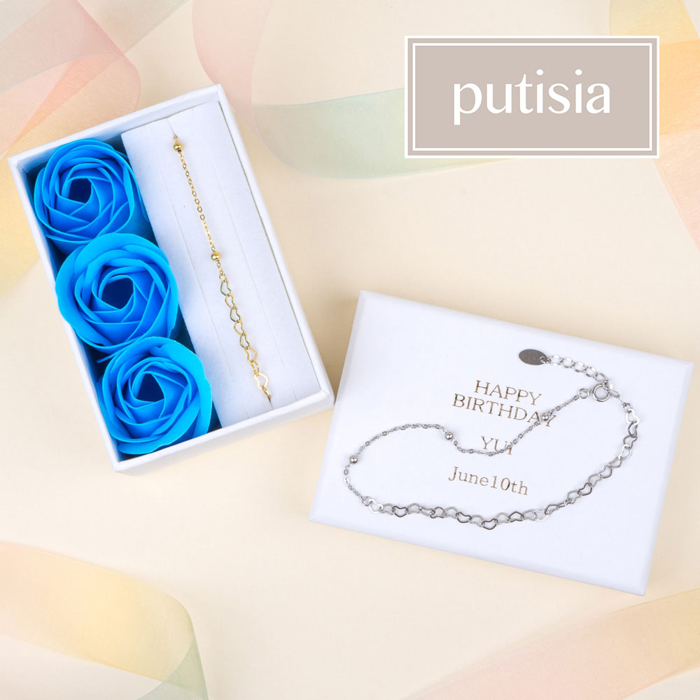 [送料無料] putisia デザイン チェーン アンクレット ANK6119