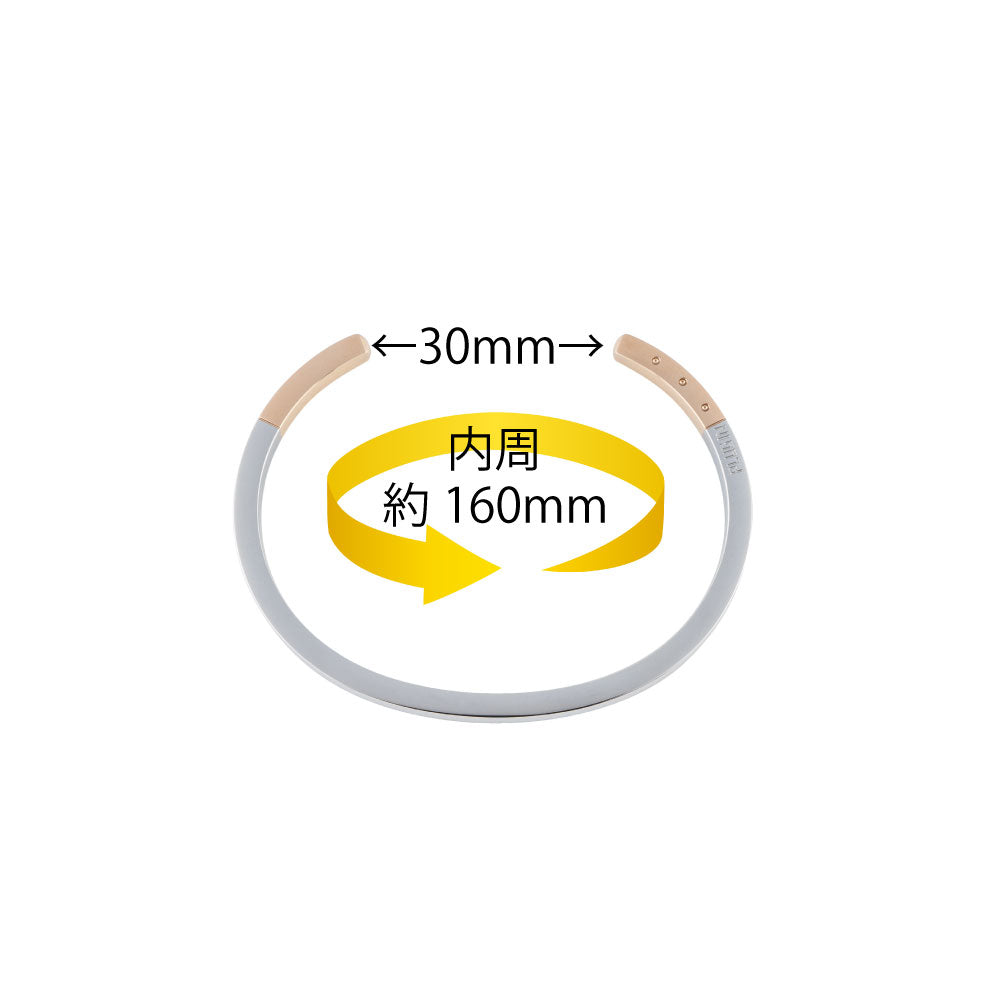 PLUG IN バングル TWO TONE PUNCHING PIB7974