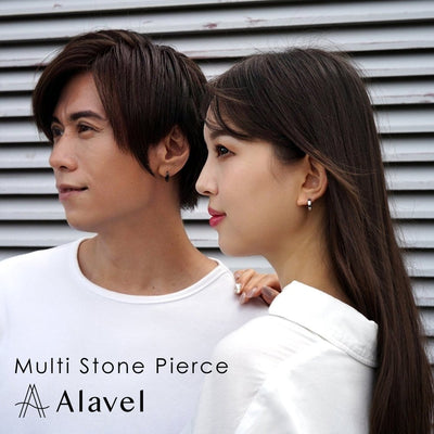 Alavel 選べる 誕生石 マルチ ストーン ピアス ペア販売 Multi Stone APE0251 - Dlinks