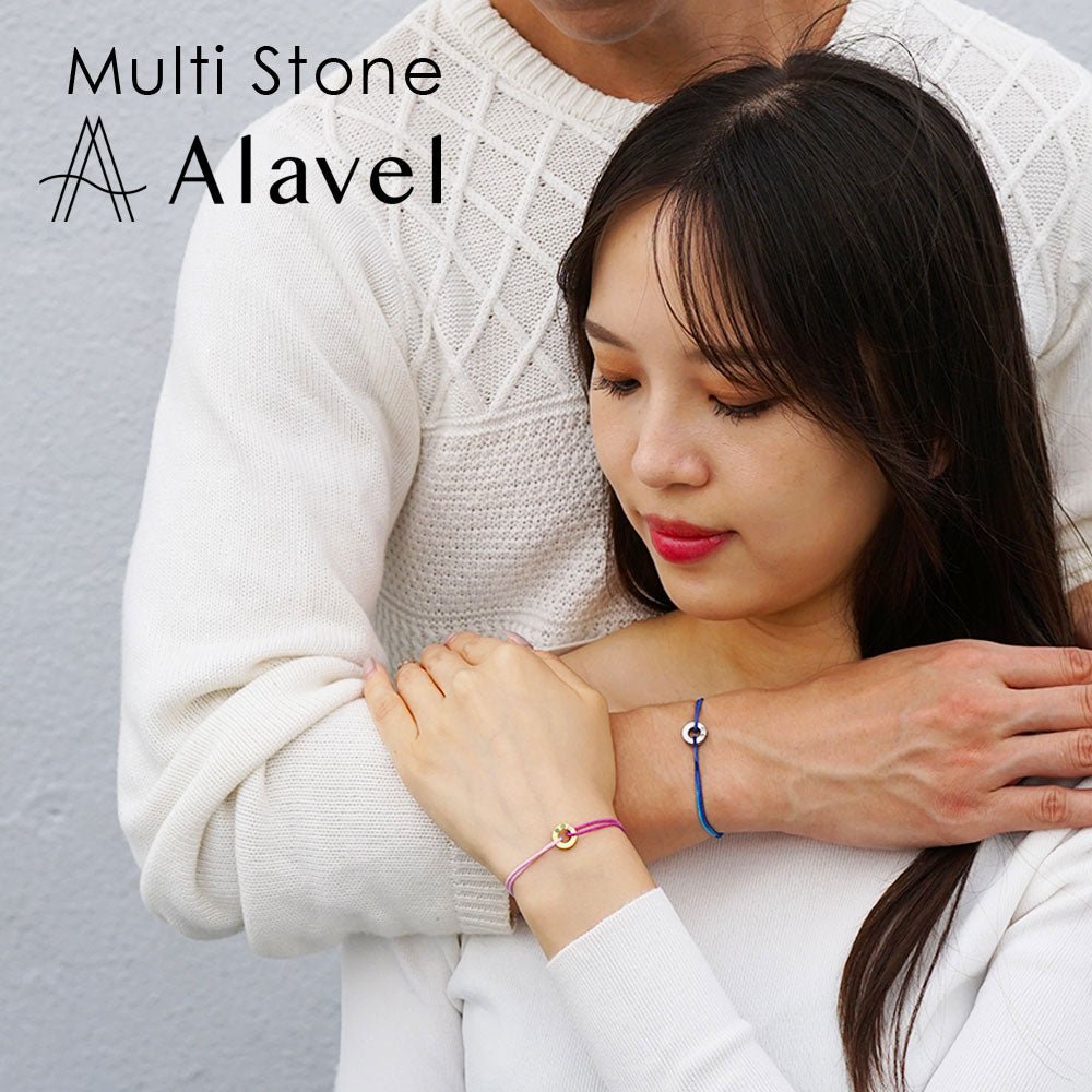 Alavel 選べる 誕生石 マルチ ストーン ブレスレット ペア販売 Multi Stone APP0252 - Dlinks